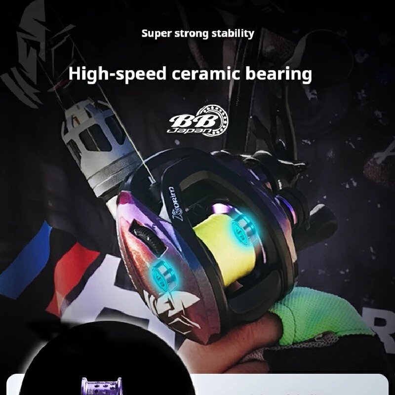 Hasta Knight Carrete Baitcast Carbono Microfibra - imagen 4