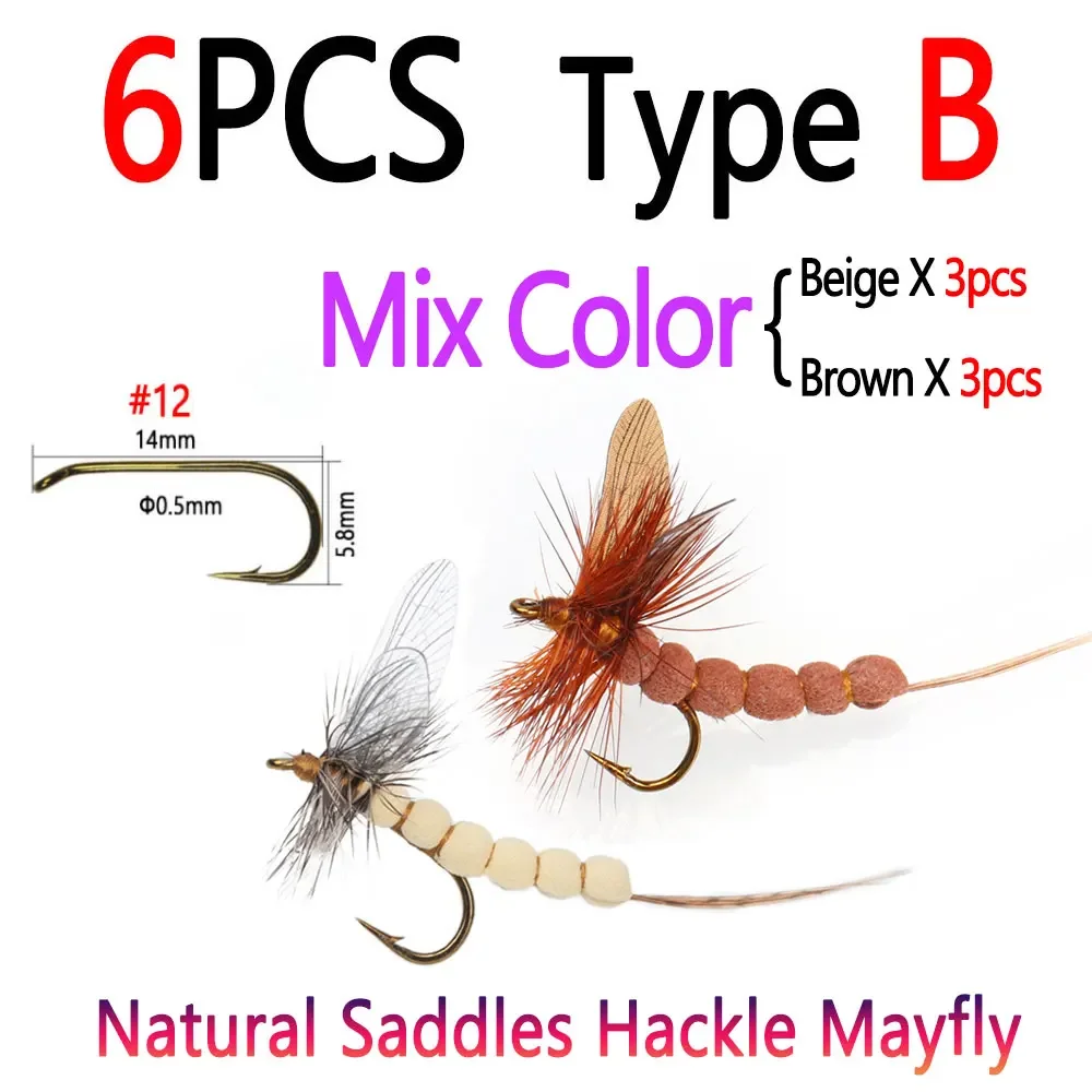 6pcs Type B Mix Col
