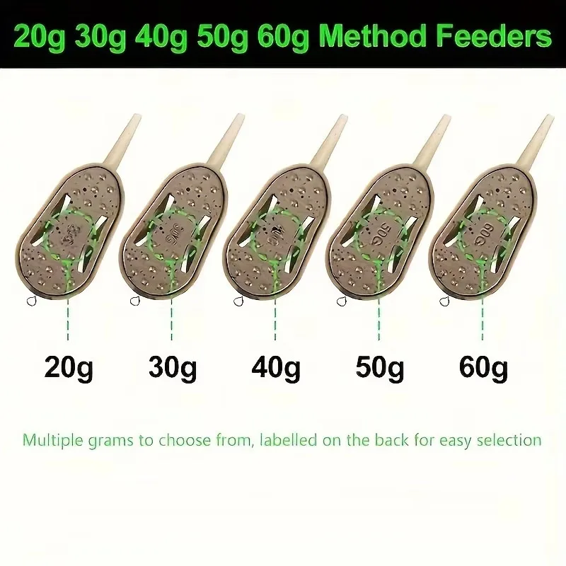 YOTO Kit comederos método en línea para pesca de carpa - imagen 3