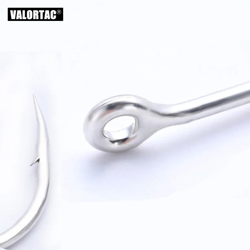 Anzuelo triple de repuesto para señuelo, revestimiento antioxidante de aleación, anzuelos de agua de mar con púas para pesca en surf - imagen 5