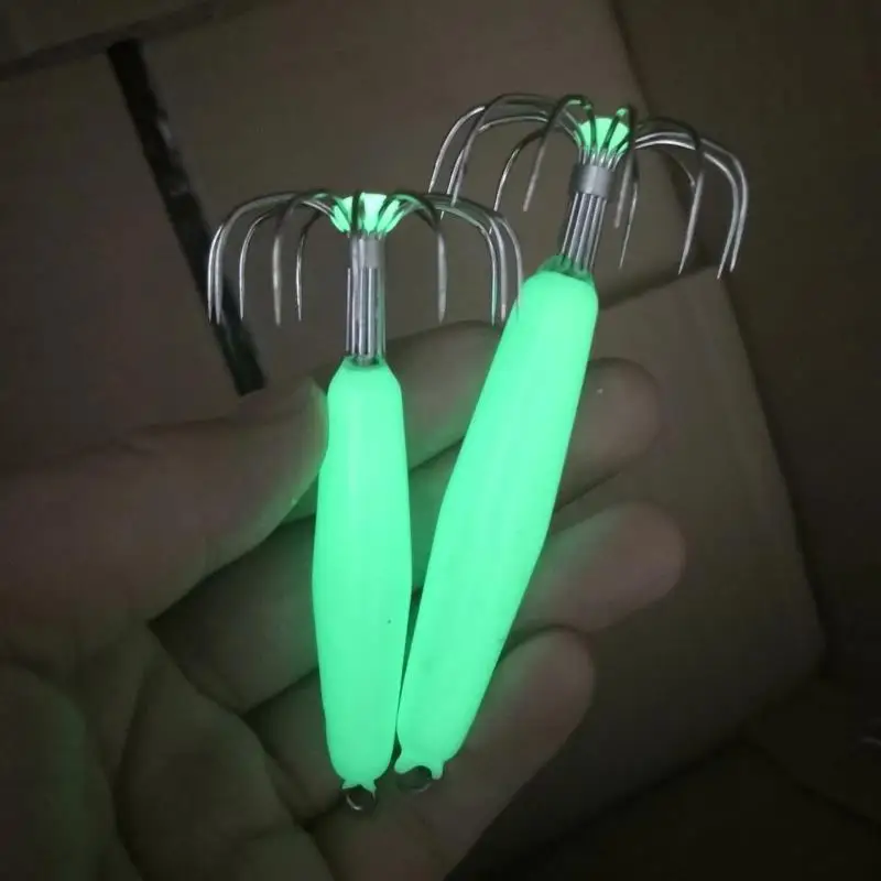 Herramientas de pesca que brilla en la oscuridad para aventuras nocturnas