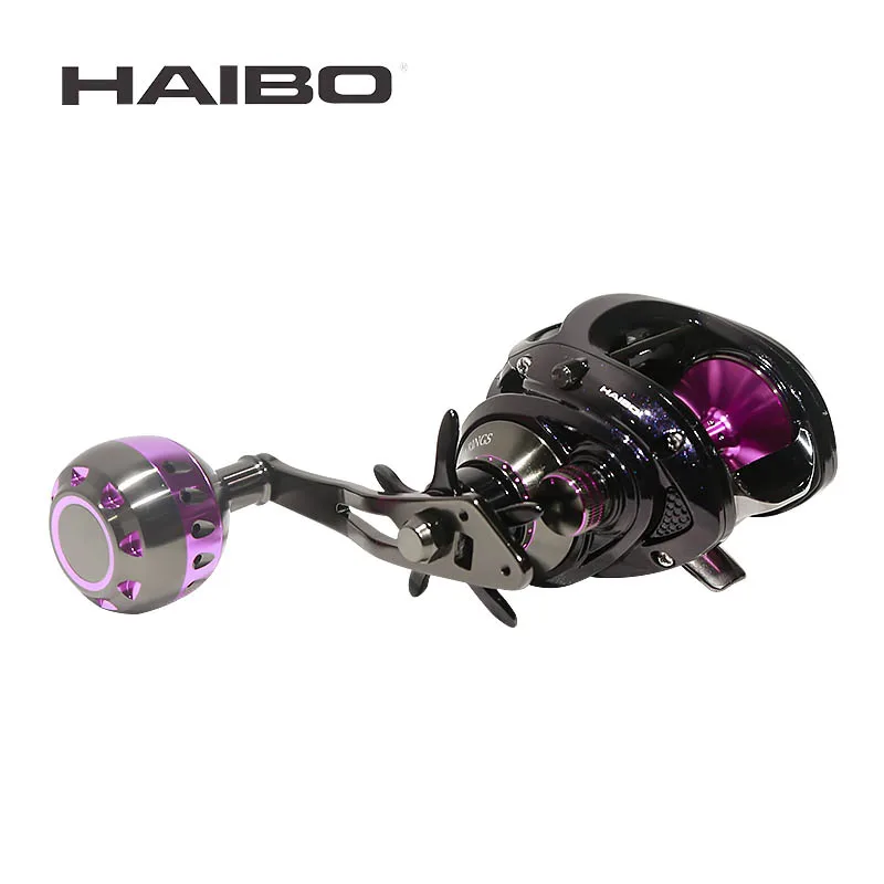 HAIBO Thunder rueda de gota de agua línea antiexplosión freno magnético oscilación lenta placa de hierro rueda Haiyu Danshui señuelo - imagen 2