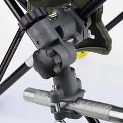 Soporte universal portátil para caña de pescar con hebilla de seguridad