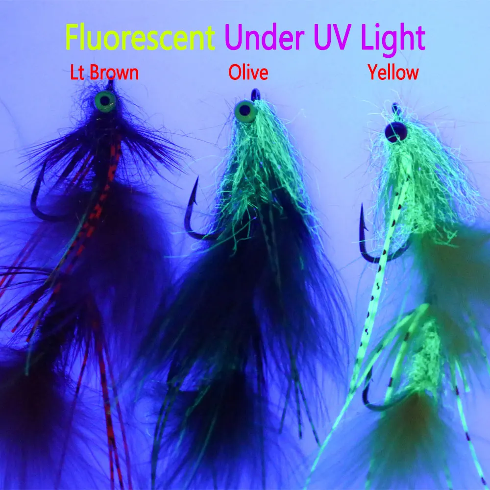 Bimoo-SEÑUELOS de pesca de agua salada, 3,94 pulgadas, circo, cacahuete, serpentina articulada, columna vertebral, Mosca, juego grande, Lucio, trucha - imagen 5