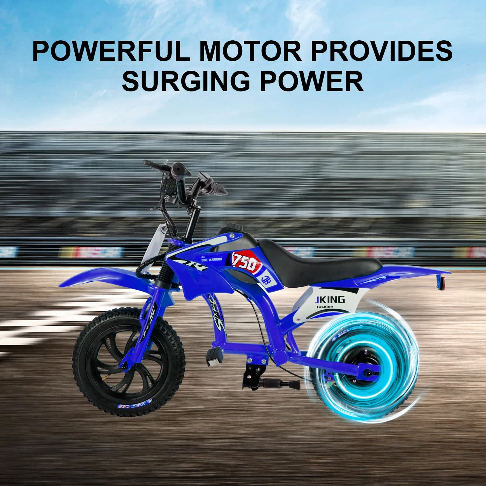 JKING Moto Eléctrica Infantil LCD – Batería Larga y Alta Carga - imagen 4