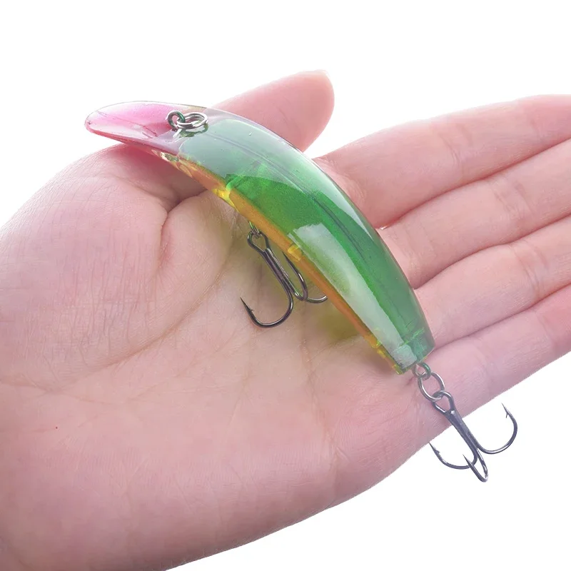 Señuelo de pesca Minnow, 9cm, 8g, cebo duro Artificial, anzuelo afilado, Crankbait Wobbler, aparejos de pesca de trucha y agua dulce, 1 ud. - imagen 5