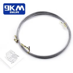 Alambre trenzado 7 hebras – Acero inoxidable 10M con manguitos