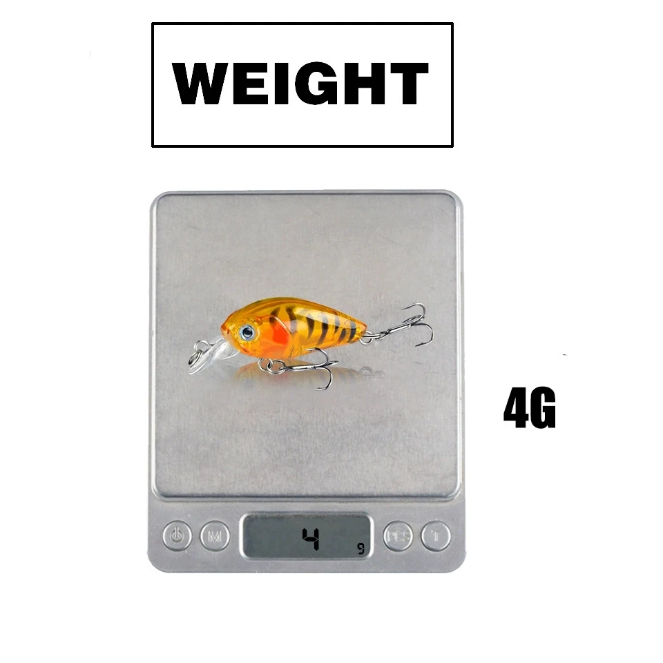 Crankbait flotante 4.5cm – Señuelo para trucha, perca y lucio - imagen 4