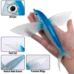 Curricán con señuelo de vinilo blando para Mahi-Mahi y Wahoo