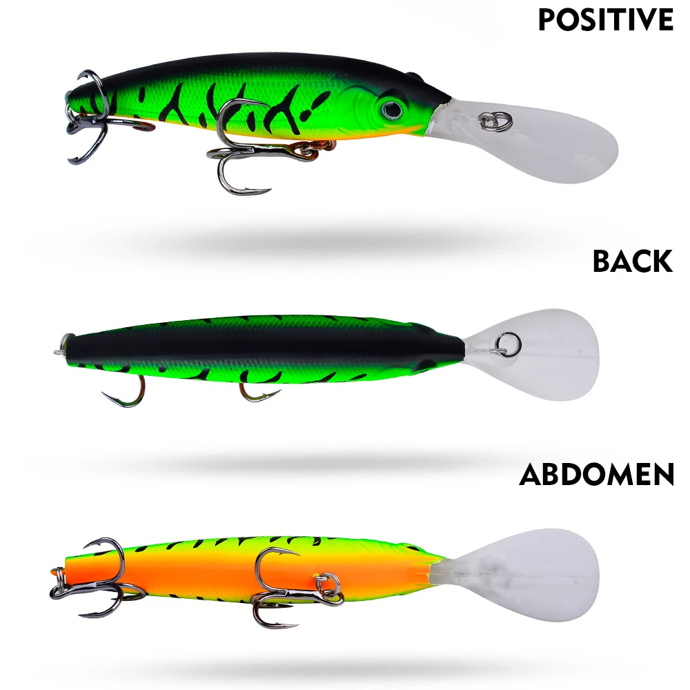 LURETV LuyaRE Bait Cebo duro de plástico 12,5 cm 13 g Mino flotante, Bionic DW611 - imagen 5