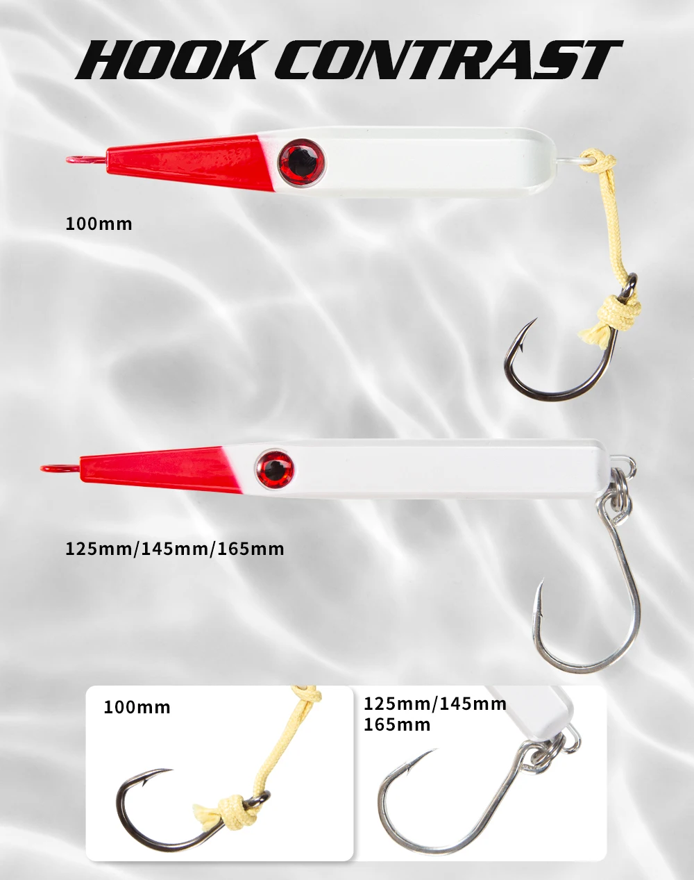 Hunthouse GT hundido lápiz Cebo de pesca cebo duro Jack Bait lento 40g 50g 60g paseando perro salmuera para pescar lubina - imagen 3