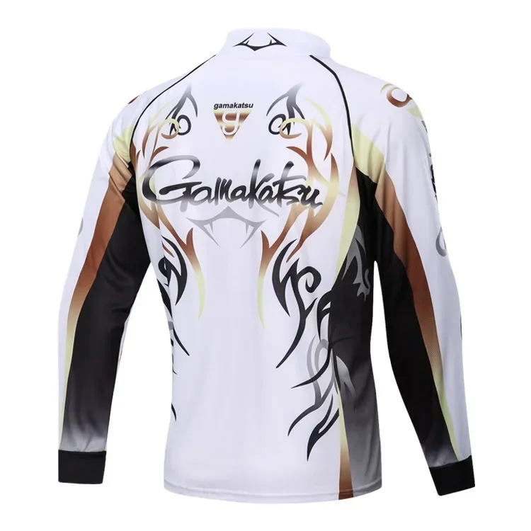 Nueva marca 2025 camisas de pesca deporte al aire libre ropa de pesca de secado rápido para hombres ropa de pesca de ciclismo Anti Uv de talla grande - imagen 3