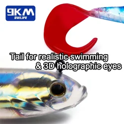 VisaAS Swimbait Paddle Tail – Cabezal jig para blackbass 3-13g
