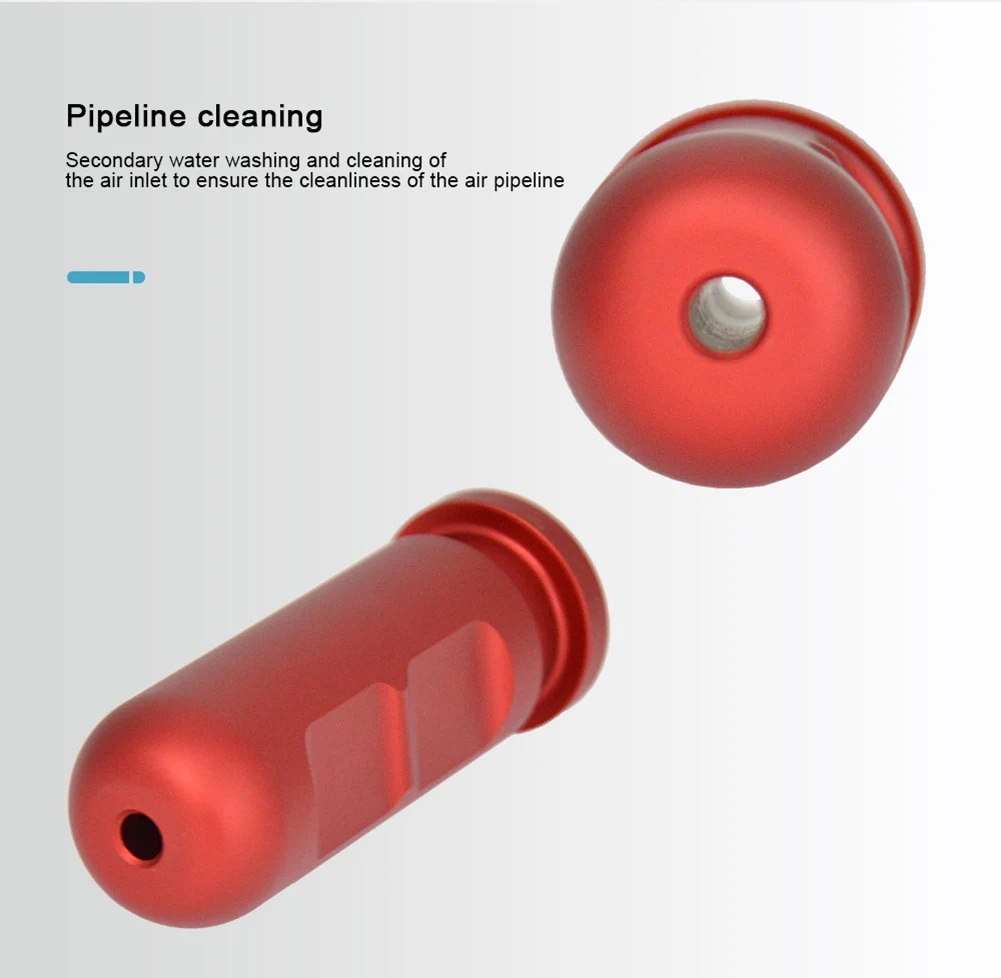 Herramienta de equilibrio de presión del oído, herramienta de entrenamiento auxiliar de ecualización del oído de aleación de aluminio, esnórquel de práctica de presión del oído profesional - imagen 5