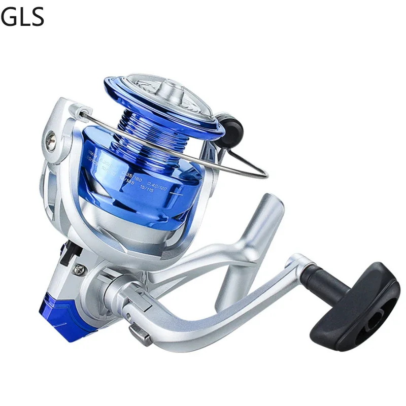 GLS-carrete giratorio de pesca de agua dulce, alta calidad, relación de engranaje 5,2: 1/4, 7:1, Serie 2000-7000, anticorrosión, duradero - imagen 4