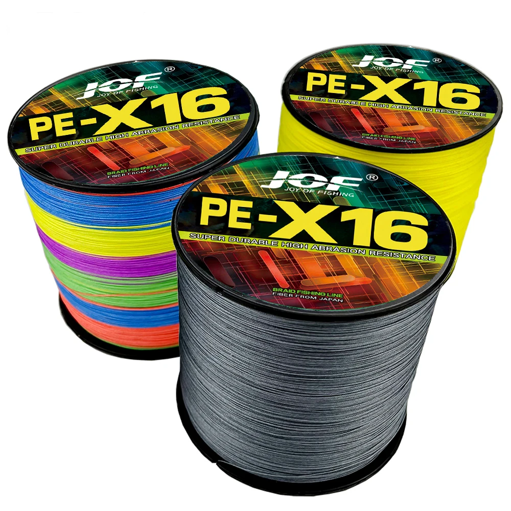 Línea de pesca en hielo trenzada de 16 hebras Super Power 100-1000M PE pesca en mar de agua salada 25LB-200LB tejidos resistentes fuertes 0,16-0,8mm - imagen 4