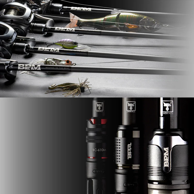 JACKALL japonés BPM road sub-pole, gusano, un solo polo, dos perchas de larga distancia, pez mandarín, 21 - imagen 3