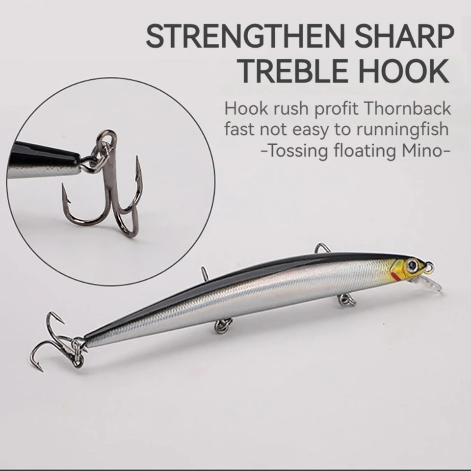 WALK FISH-Señuelos de Pesca de pececillos, 1 piezas, 11g/14,5g, flotante, Wobbler, Swimbait, cebo duro Artificial, Crankbait, aparejos de Pesca de carpa - imagen 4