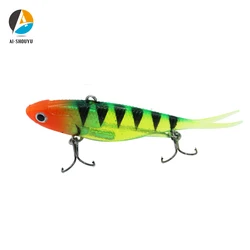 Señuelo pesca en hielo Wobbler de silicona suave 11,5 cm AI-SHOUYU