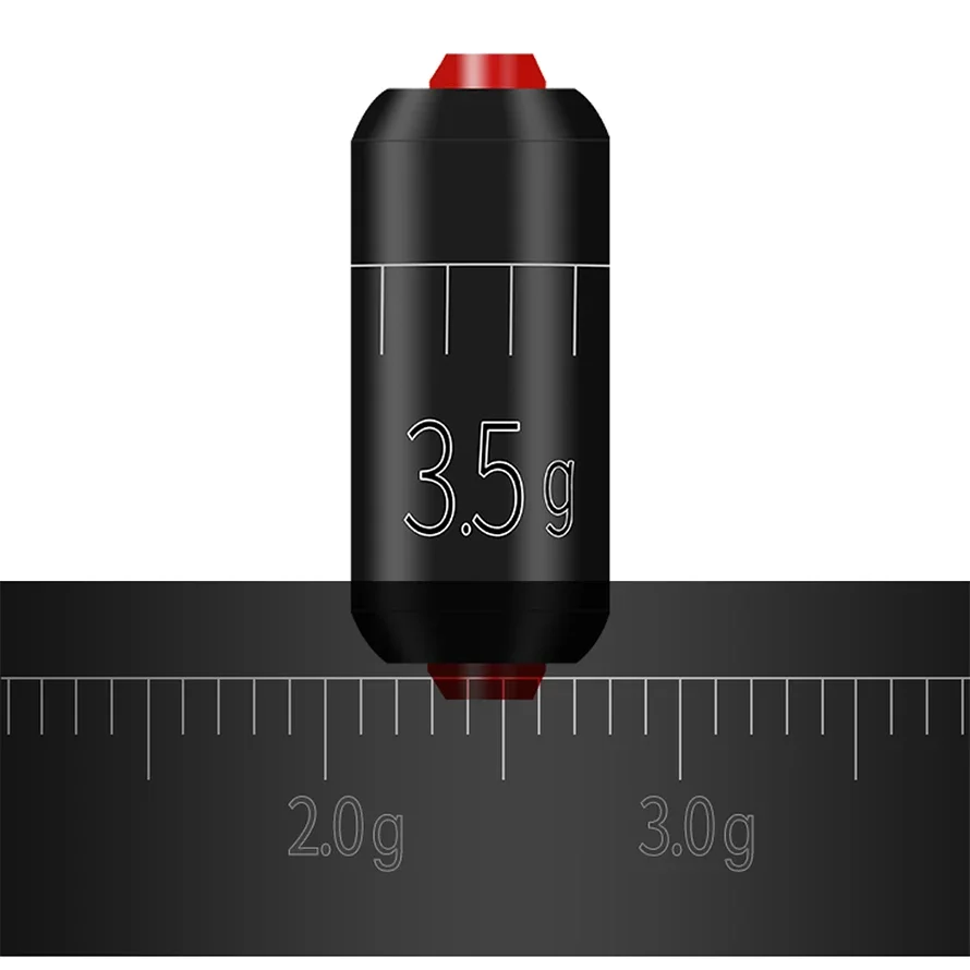 DNDYUJU-juego de reglas de pesca, aparejos de pesca de plomo de 100g-1,5g, combinación de plomo, plomo de pesca, reemplazo rápido, 4,0 unids/lote por caja - imagen 5