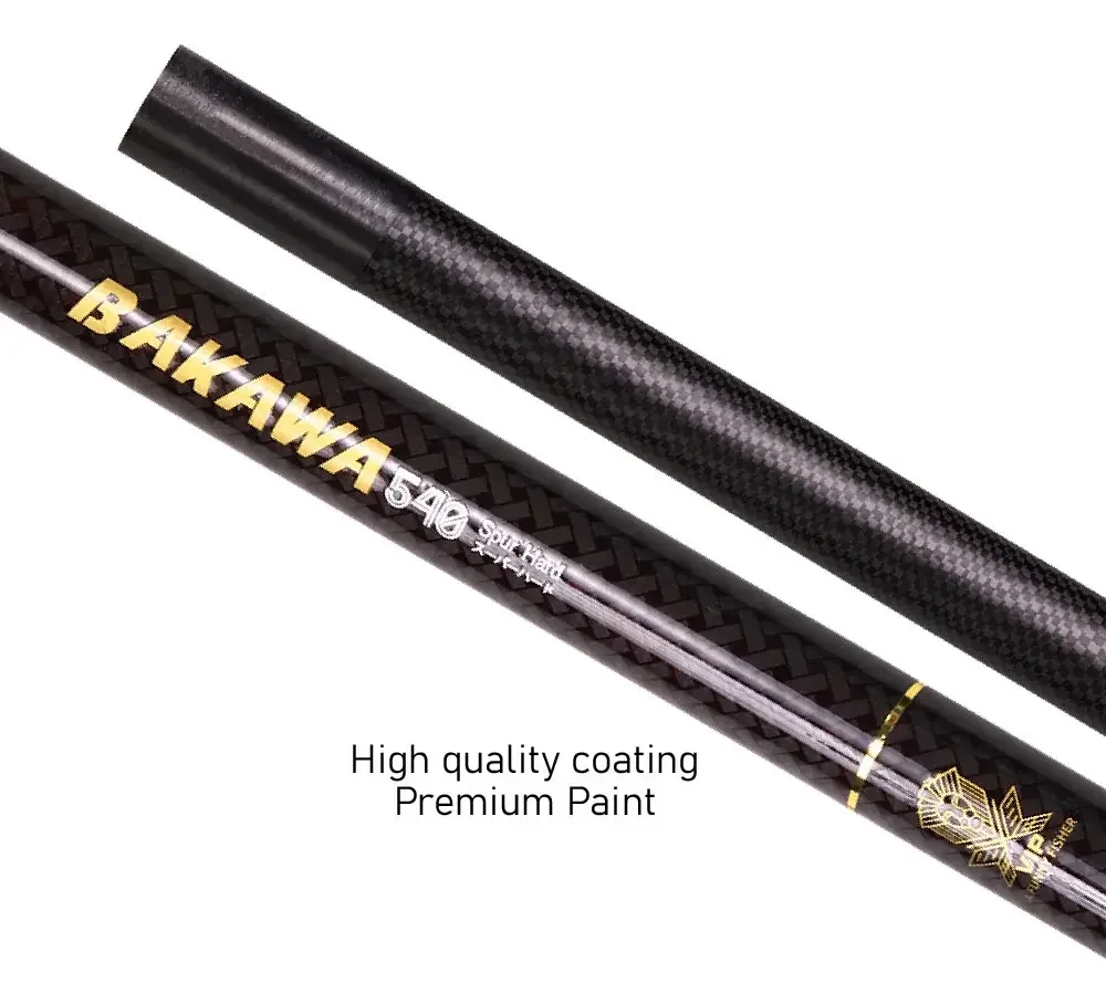 Caña de pesca duradera de alta calidad con acabado de pintura premium