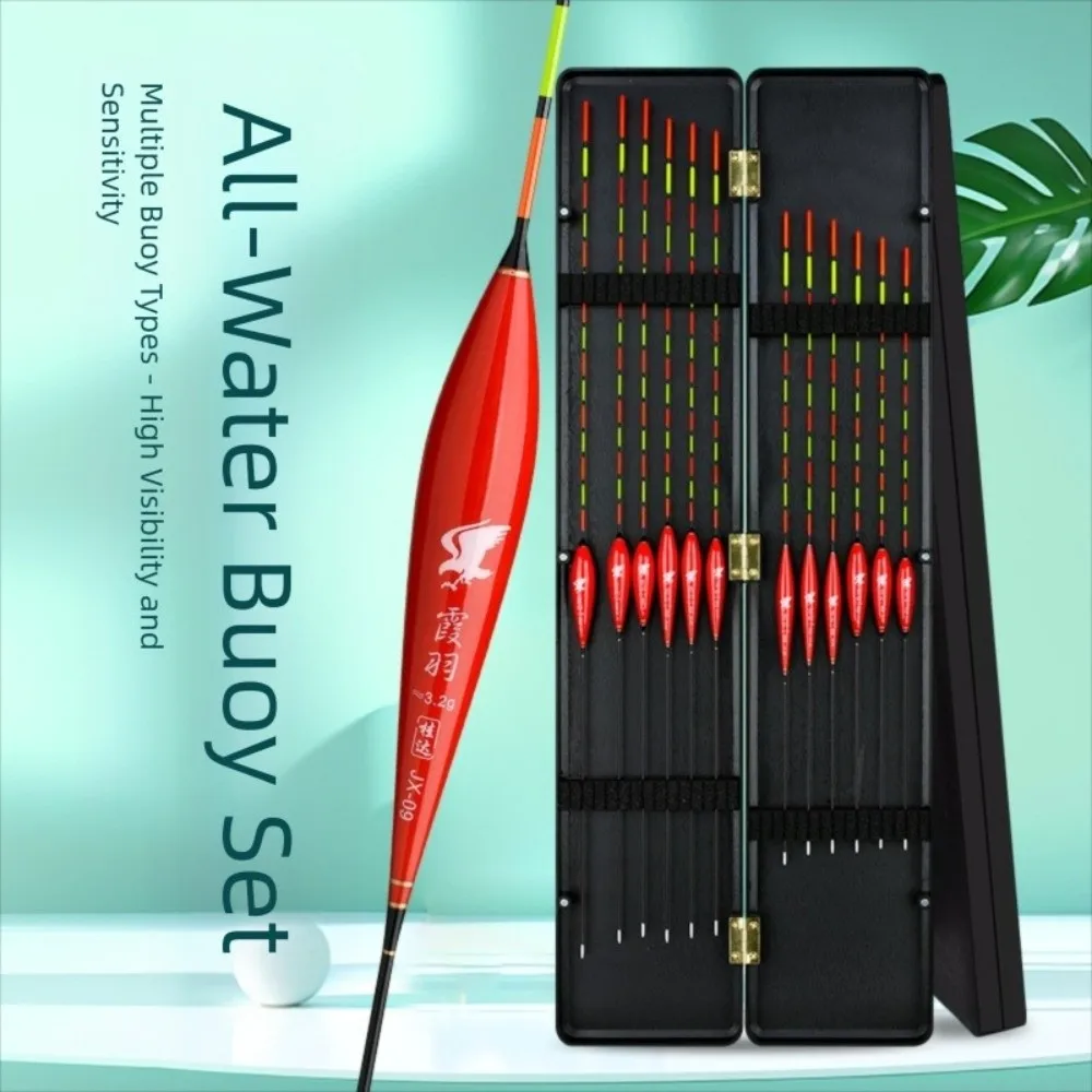 12 Uds. Flotadores de pesca grandes de plástico, boya indicadora, flotadores de pesca en roca, tubo de deriva antideslizante, aparejos de pesca de alta sensibilidad - imagen 5