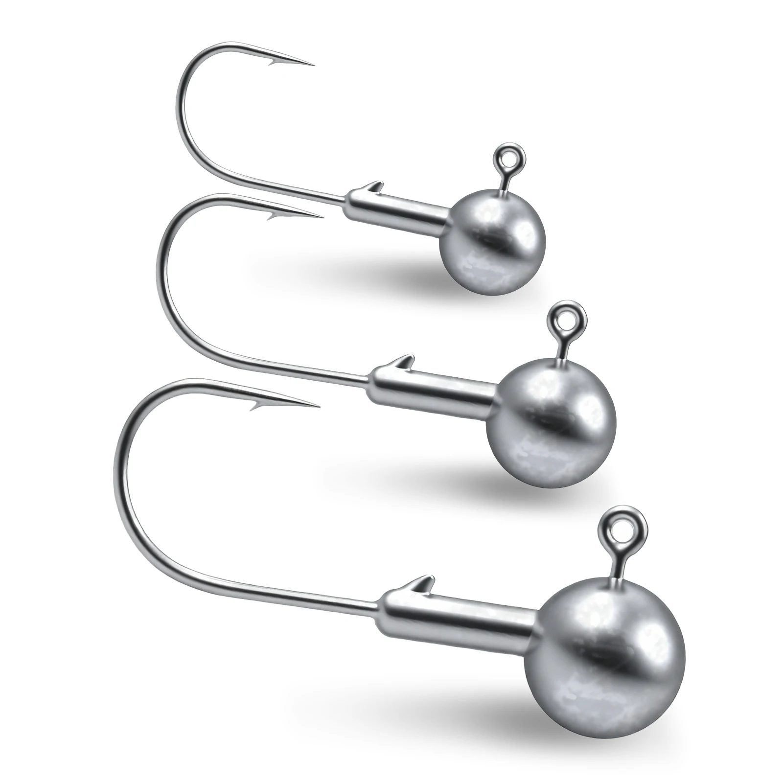 9KM 5 uds gancho redondo con cabeza de anzuelo 2g ~ 20g agua salada - imagen 5