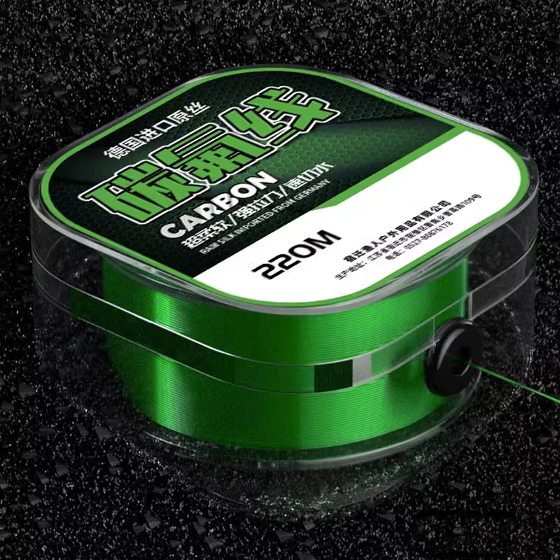 Sedal de pesca supersuave de 220M, línea secundaria principal de fuerza fuerte, protofilamento con revestimiento de fluorocarbono, sedal de nailon para señuelos de roca marina - imagen 2