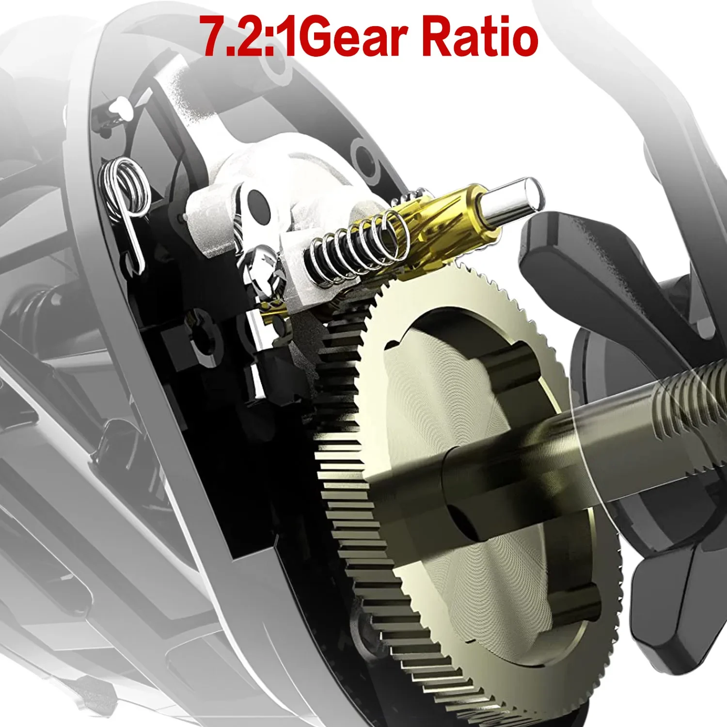Kit completo de caña de pescar y carrete Sougayilang, caña ultraligera de pesca de fundición telescópica de 1,8-2,4 m y relación de engranaje 7,2: 1 para agua dulce - imagen 5