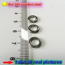 Anillos de Jigging Inox 304 – Alta Resistencia para Pesca Marina