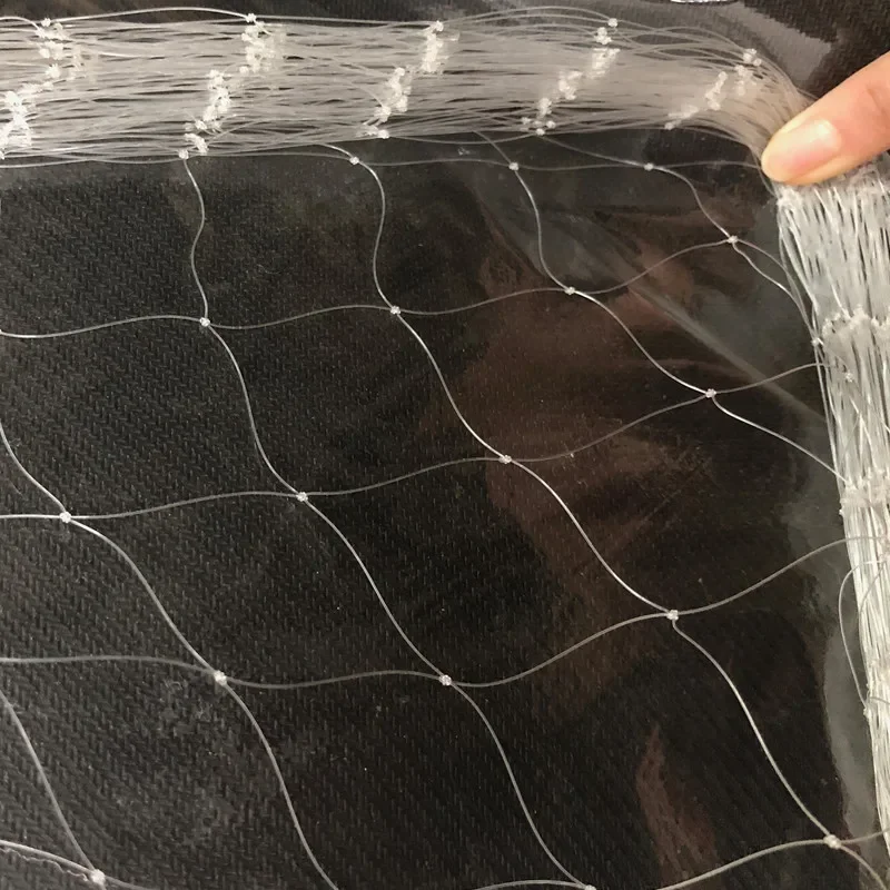 Hilo de 0,41mm-0,49mm, producto semiterminado, red de pesca de 150mm-300mm, tamaño de malla, monofilamento de nailon, red de enmalle pequeña - imagen 5