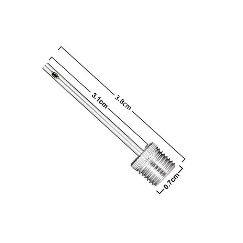 Aguja inflable de acero inoxidable para baloncesto, fútbol, voleibol, Rugby, 5, 15, 25, 35 unids/lote por caja - imagen 4