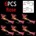 6pcs Rose
