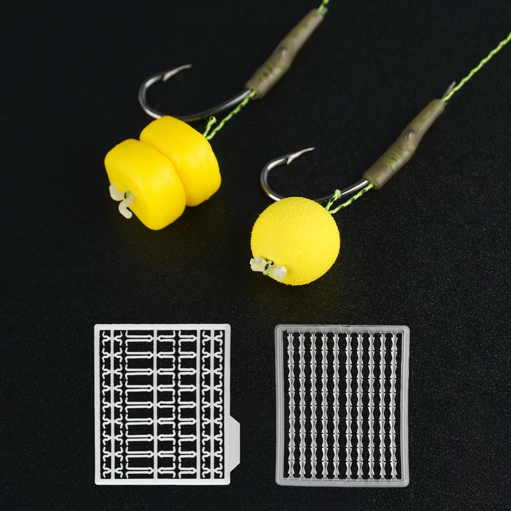 Hirisi-aparejos de pesca de carpa de acero rico en carbono, con anzuelos de púas, Boilies giratorios, hilo trenzado, accesorios de pesca de carpa - imagen 2