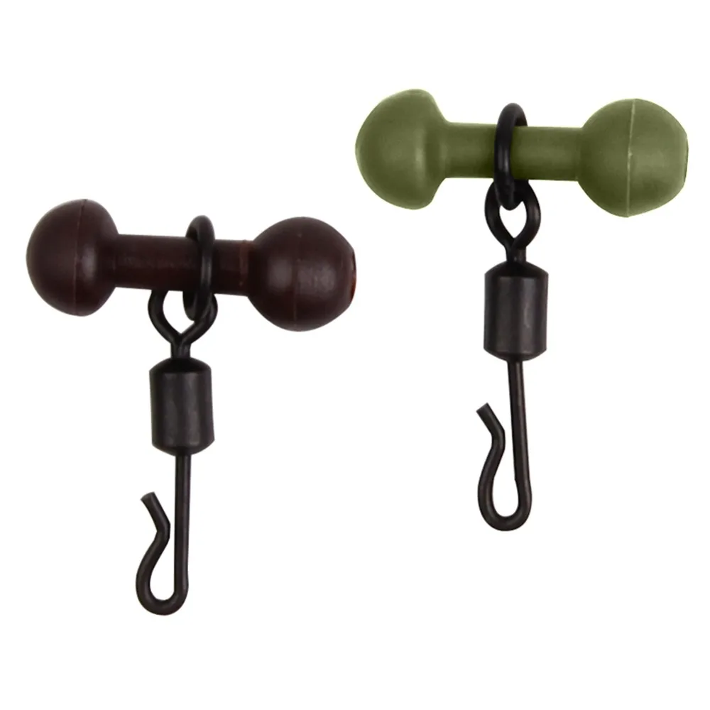 Plantilla giratoria de cambio rápido para pesca de carpa, accesorios pequeños, herramientas de pesca, helicóptero, 20 unidades por juego - imagen 3