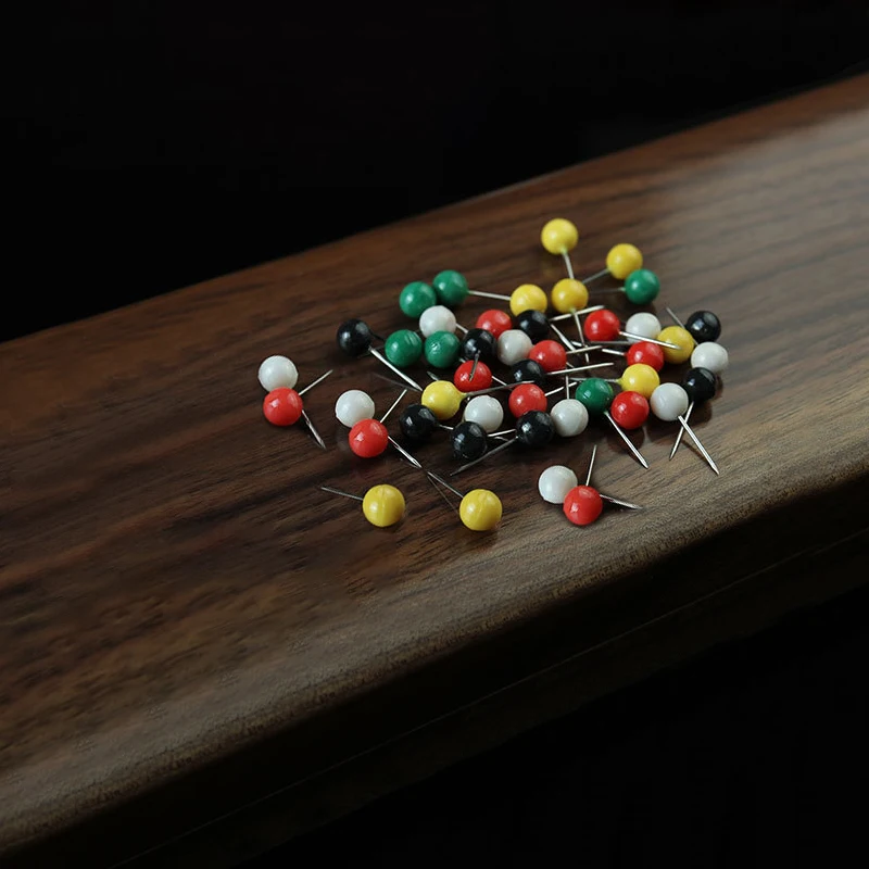 Aparejo de pesca de carpa fijo, 40 Pines de piezas, bobinadores de línea líder, pasadores de línea de bobinado seguro, mezcla de colores, 1,7x0,6 cm, almacenamiento de anzuelos - imagen 3