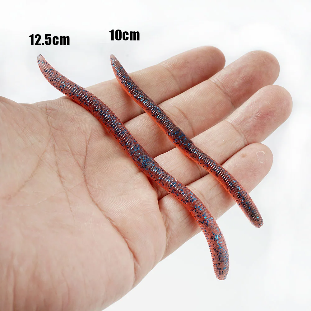 SUNMILE-señuelo de pesca suave Senko Worm Neko Rig, cebo Artificial de gusano de tierra, sábalo de silicona para pesca de lubina - imagen 5