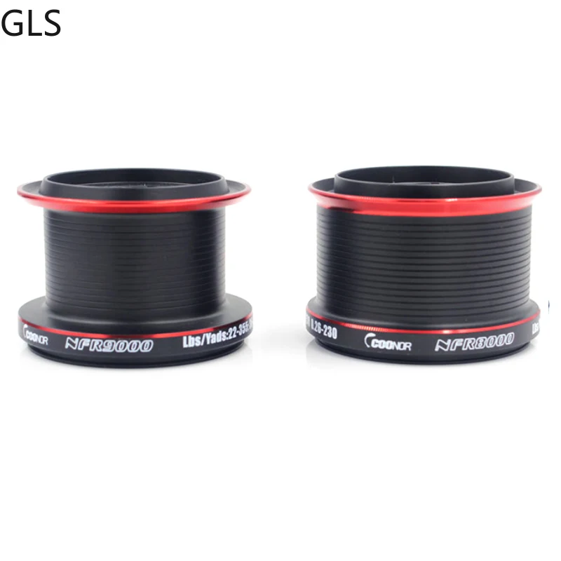 GLS-carrete de pesca lejano, accesorio con engranaje Ratio de 4,6: 1, serie 9000, repuesto 8000, modelo 12 + 1BB, rueda giratoria - imagen 5