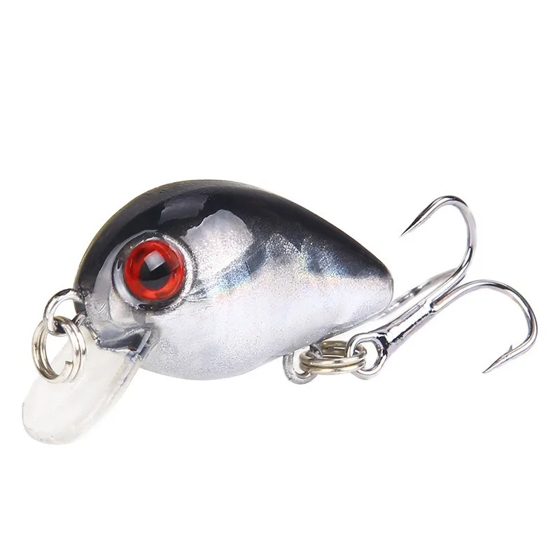 Señuelo de pesca Minnow, cebo duro, Wobbler, cebo de plantilla, Crankbait, carpa, lubina, aparejos de pesca SwimBait, 3cm, 1,6g, 1Pc - imagen 2