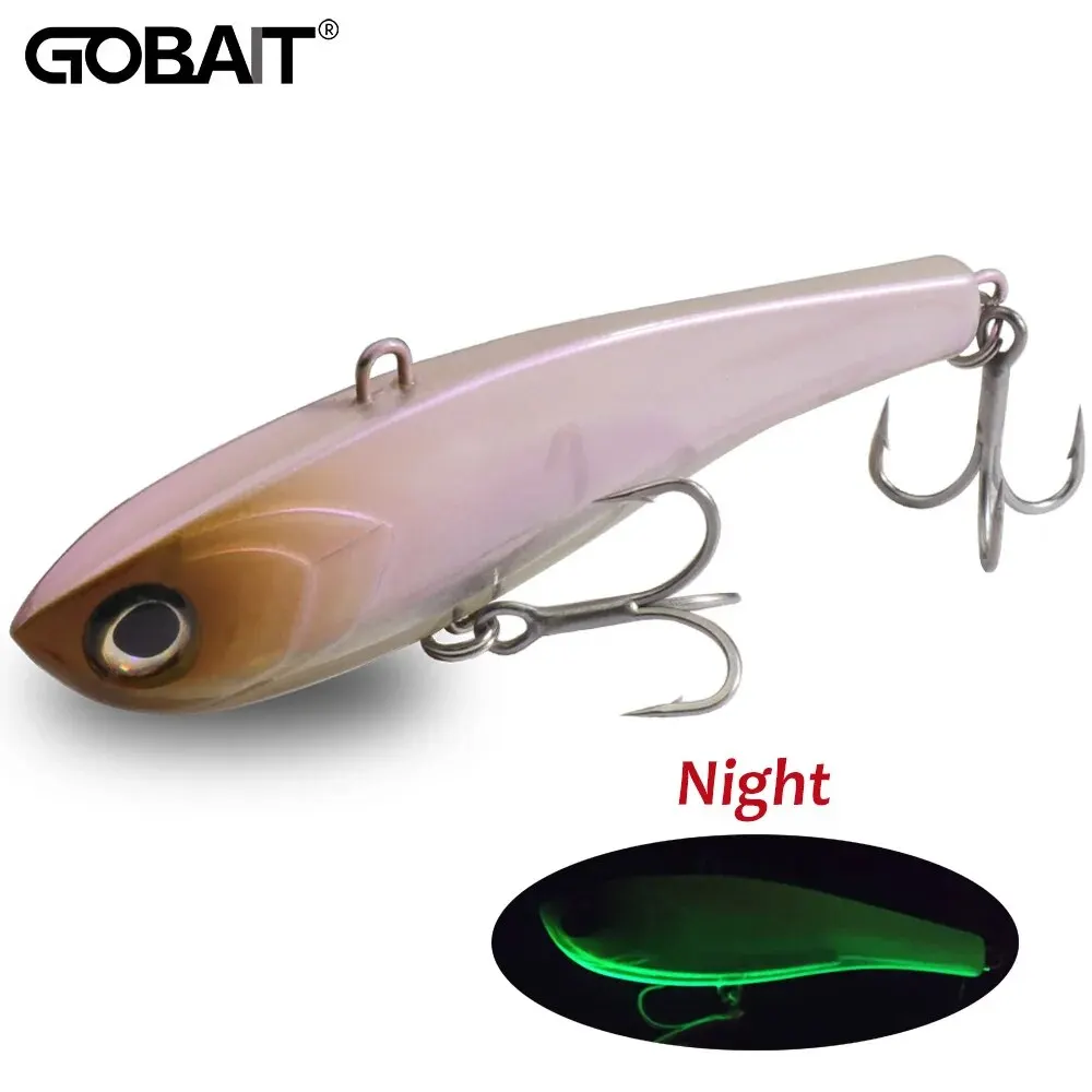 GOBAIT-señuelo de lápiz que se hunde, VIB, vibración, 34,5g, 9cm, fundición, Pesca de lubina, Swimbait, gancho, Spinner, Popper, cebo de silicona - imagen 2
