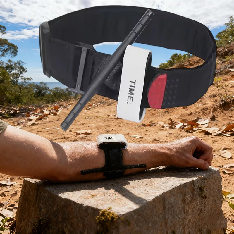 Torniquete táctico para exteriores, primeros auxilios de acción rápida, herramienta de Control de pérdida de sangre de emergencia para senderismo, Camping, caza, 1-2 uds.