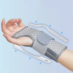 Muñequera ergonómica transpirable para tendinitis y protección de muñeca