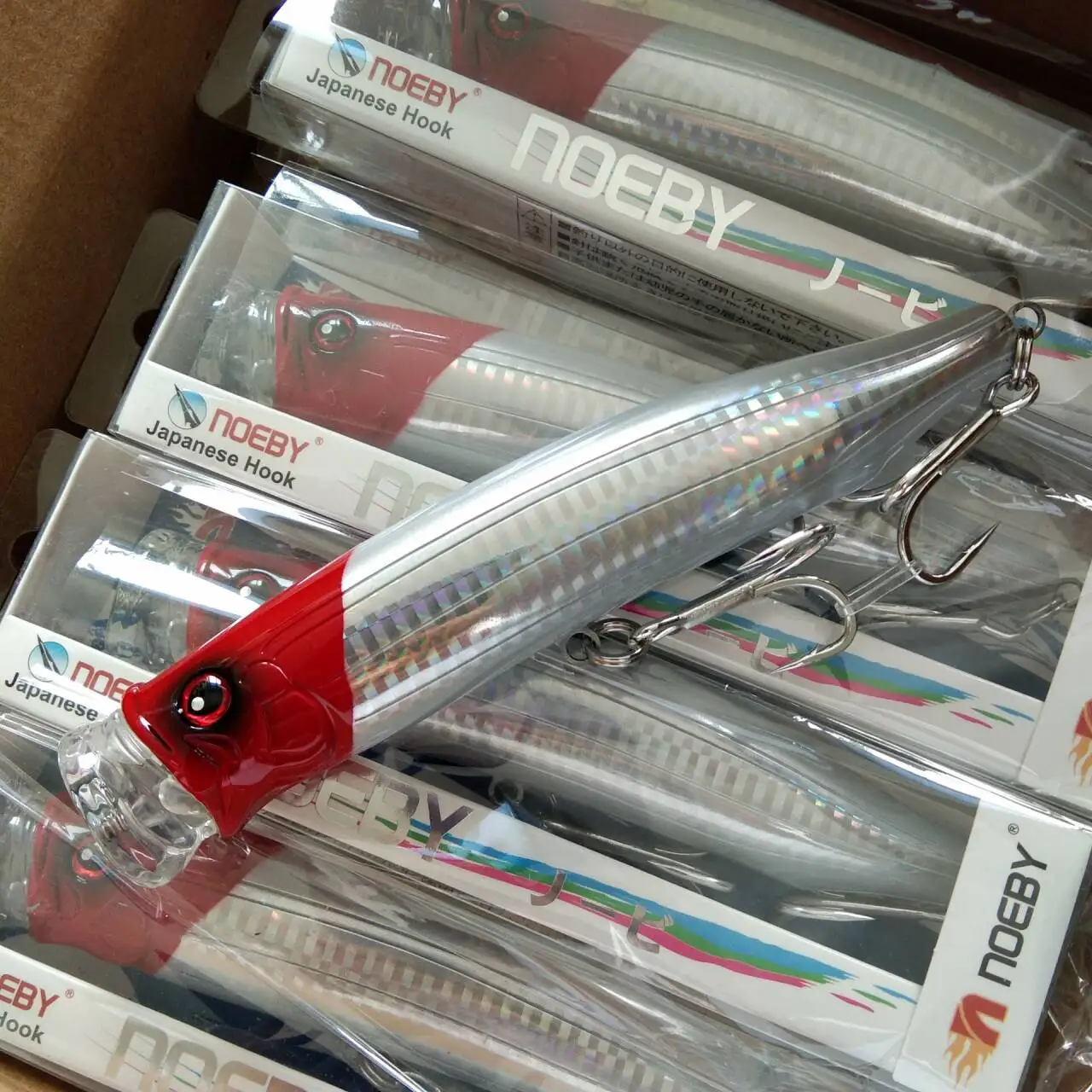 2 uds 150mm 5,5g señuelo de Pesca flotante Trolling Popper cebo agua salada Topwater Wobblers Jerkbait para GT atún Pesca - imagen 5