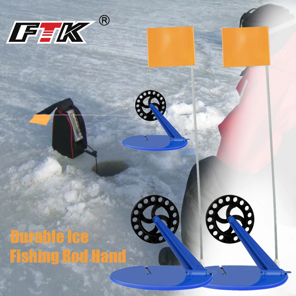 Cañas de pesca en hielo FTK – Sistema tip-up con freno integrado