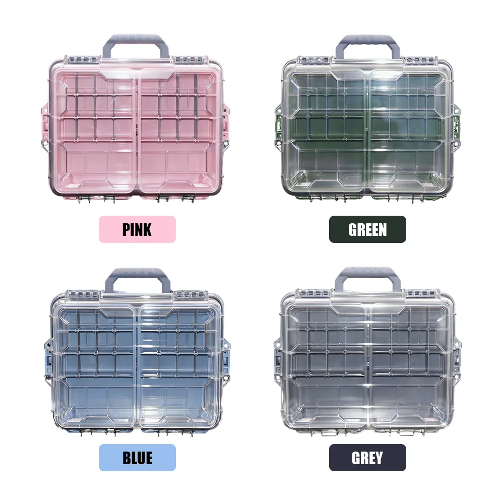 Caja de pesca ZYZHE – Organizador multifuncional de doble capa - imagen 3