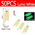50pcs Lumo White L