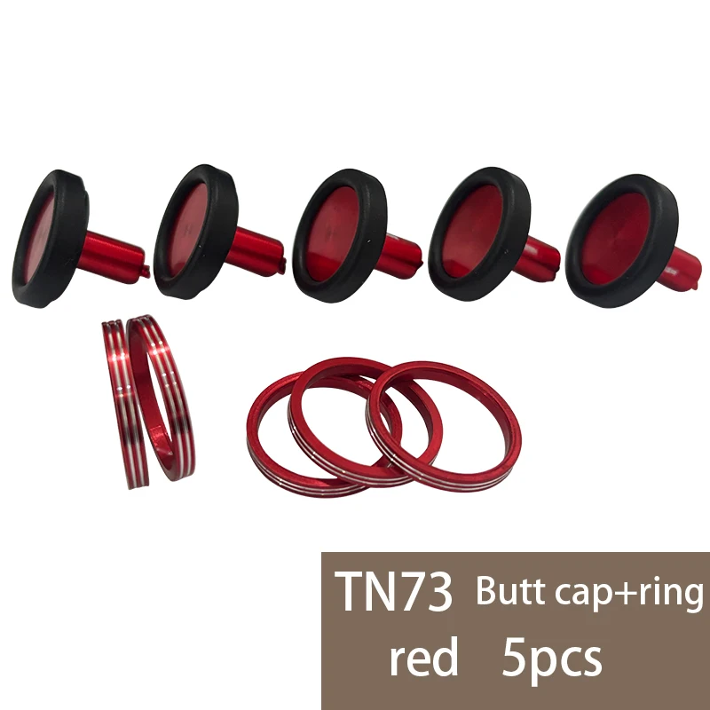 Butt Cap Ring Red