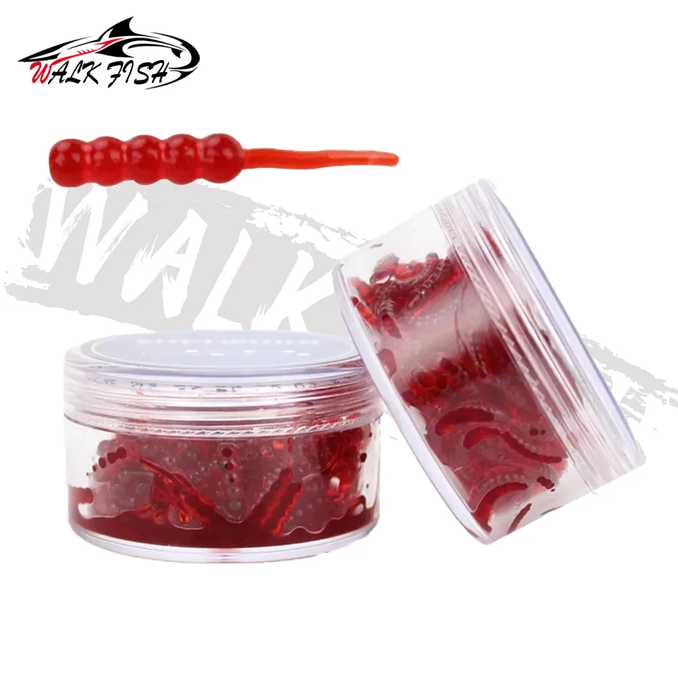 Walk Fish Lombriz de vinilo realista con olor a pescado - imagen 2