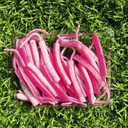 Mini swimbait de vinilo MUKUN – Señuelo de silicona para lubina y roca