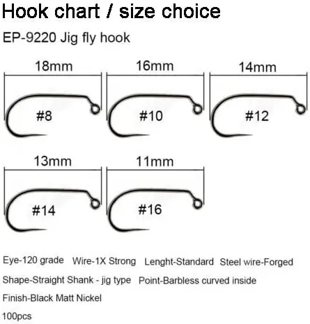 Jig fly hook 9220